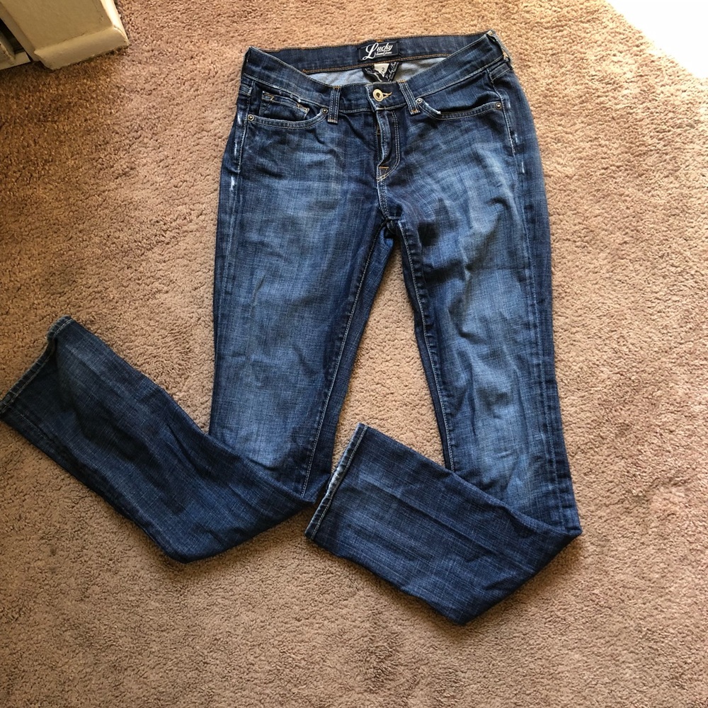 Size 2 Lucky Brand Jeans. Bootcut/straight leg.